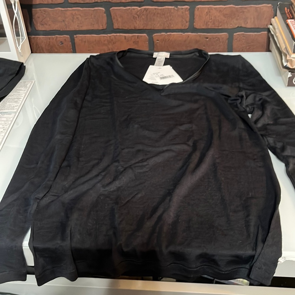 Hanro woolen silk shirt size M